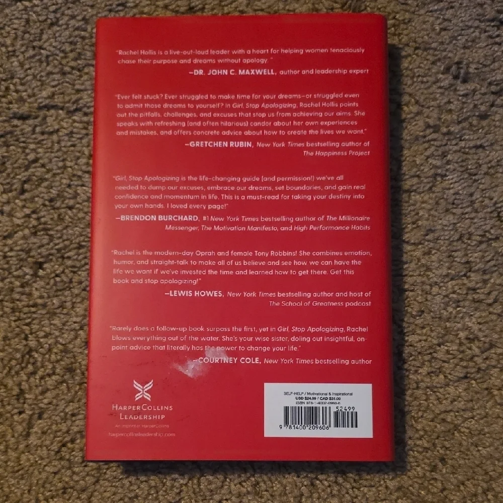 Girl, Stop Apologizing Book by Rachel Hollis - Picture 2 of 4